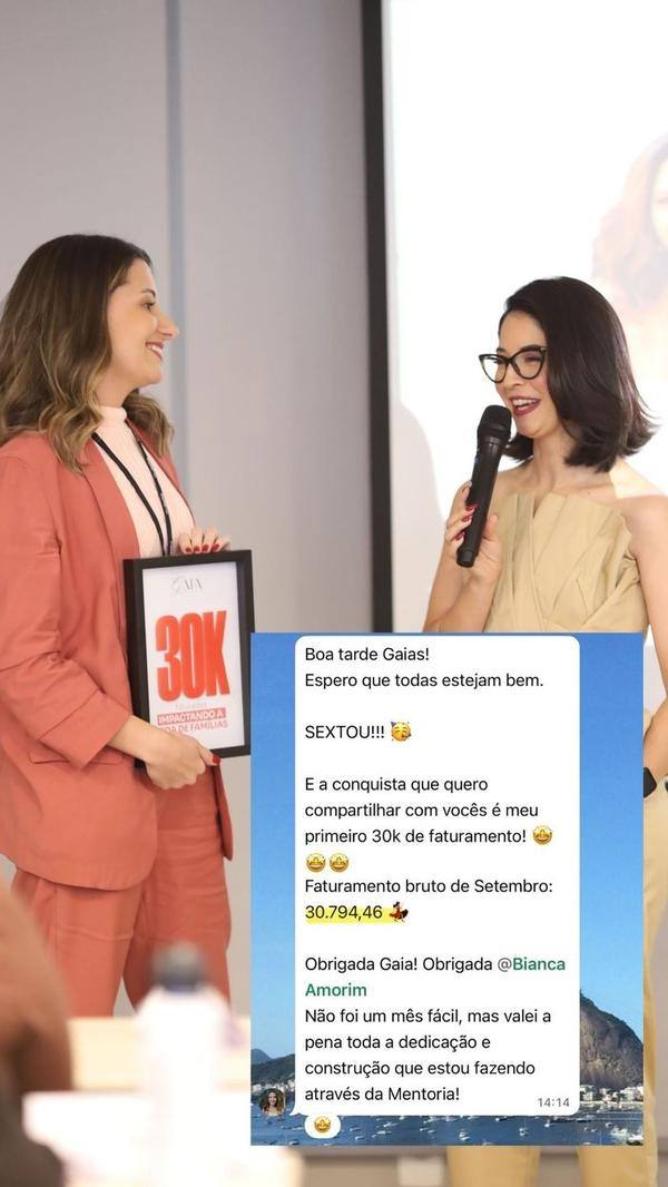 Jéssica Neves — R$30K de faturamento